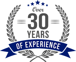 Over 30 Years Of Experience